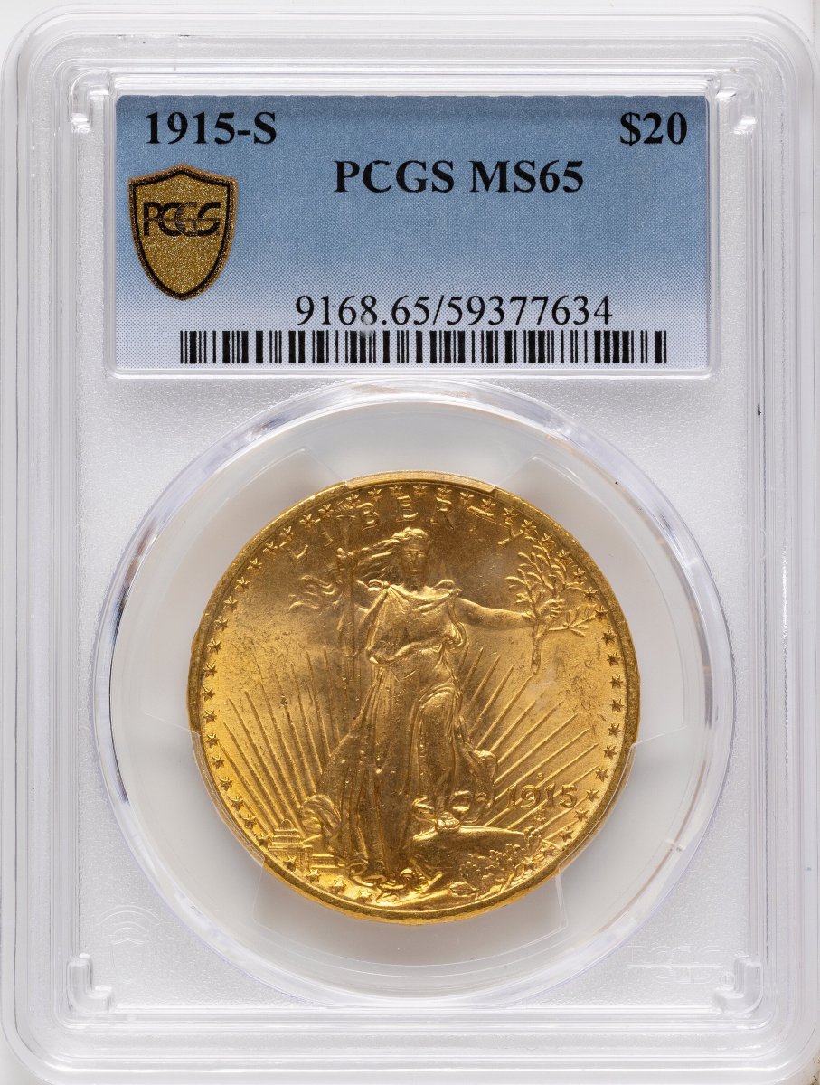 1915-S Saint-Gaudens Double Eagles (1915-S $20 PCGS Secure)