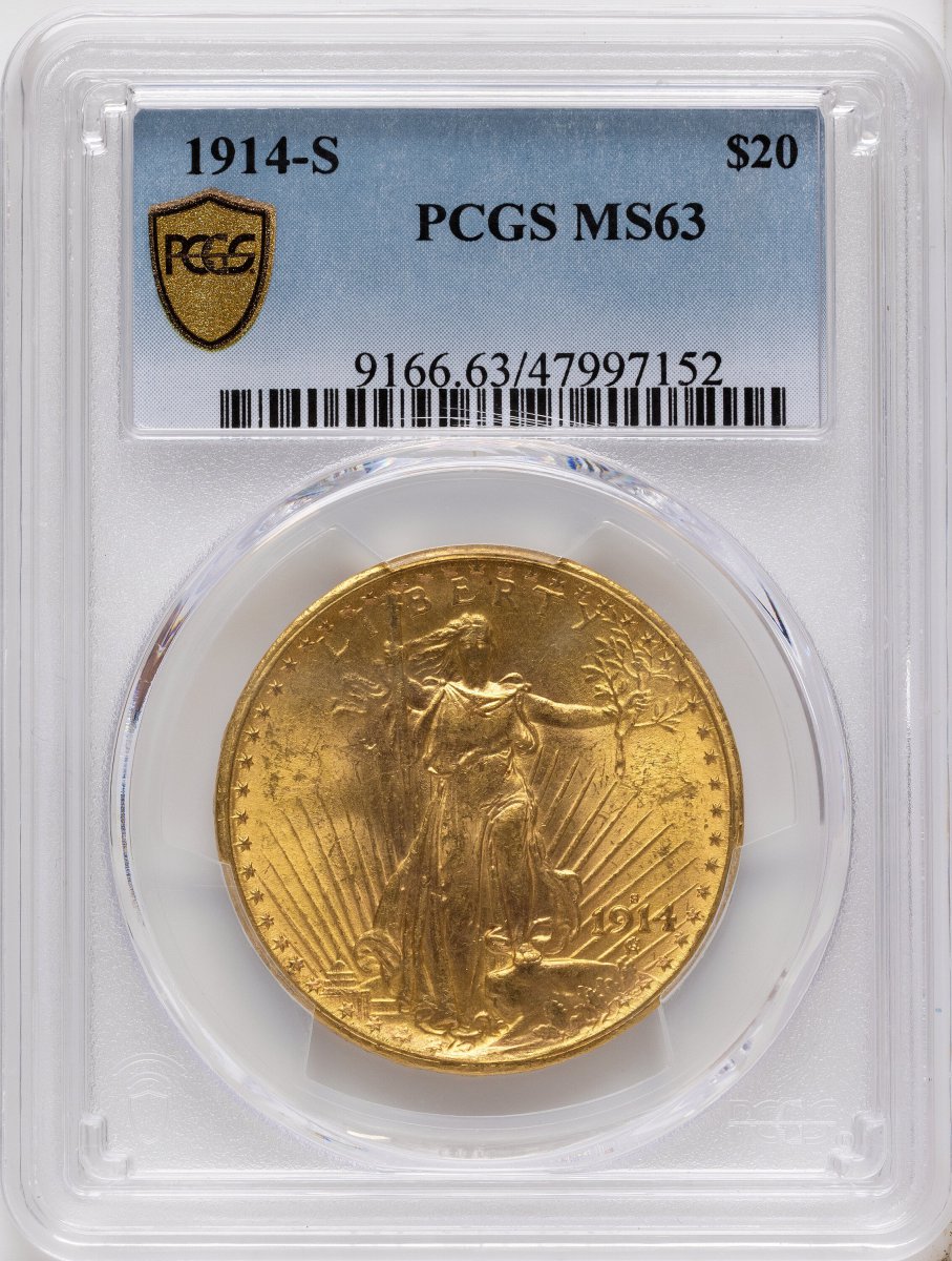 1914-S Saint-Gaudens Double Eagles (1914-S $20 PCGS Secure)