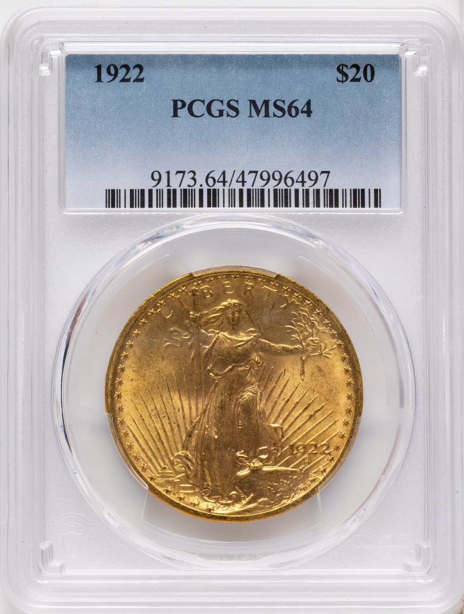 1922 Saint-Gaudens Double Eagles (1922 $20)