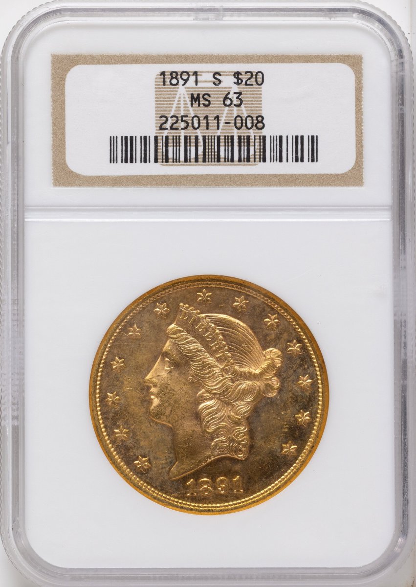 1891-S Liberty Double Eagles (1891-S $20)