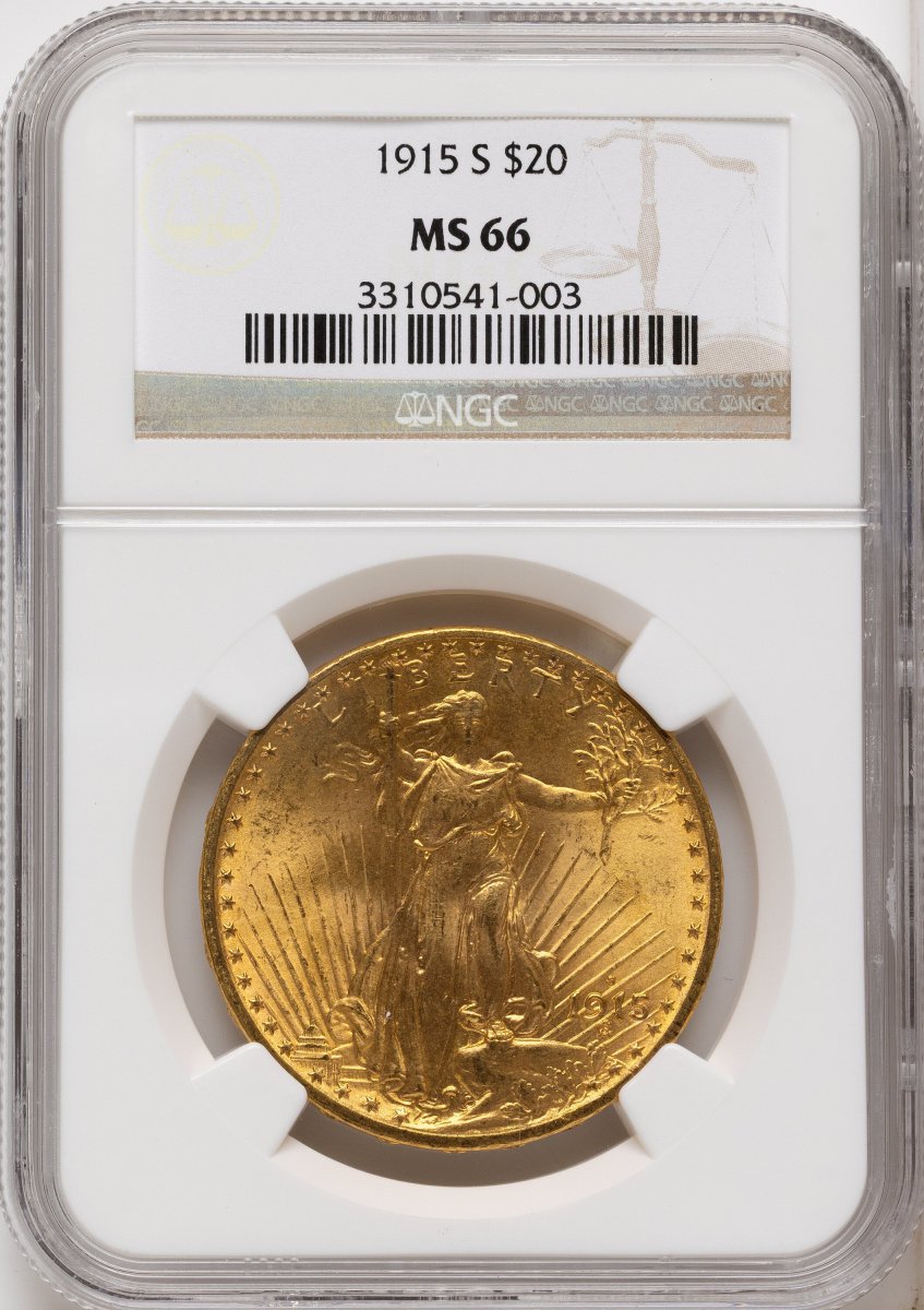 1915-S Saint-Gaudens Double Eagles (1915-S $20)