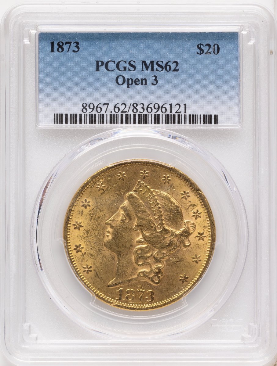 1873 Liberty Double Eagles (1873 $20 OPEN 3)