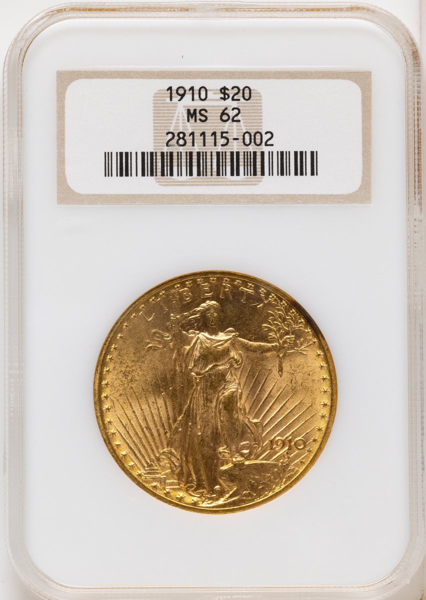 1910 Saint-Gaudens Double Eagles (1910 $20)