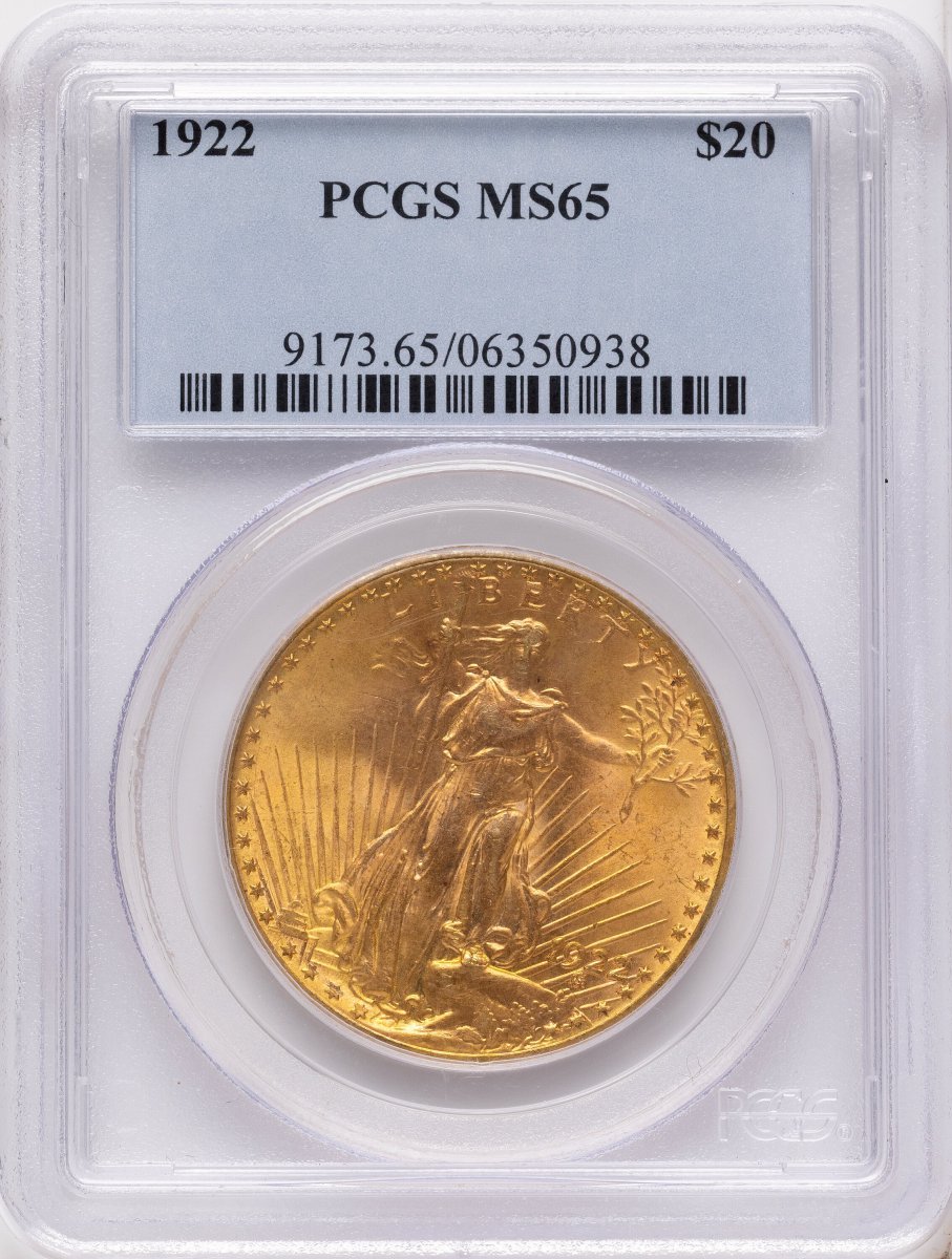 1922 Saint-Gaudens Double Eagles (1922 $20)