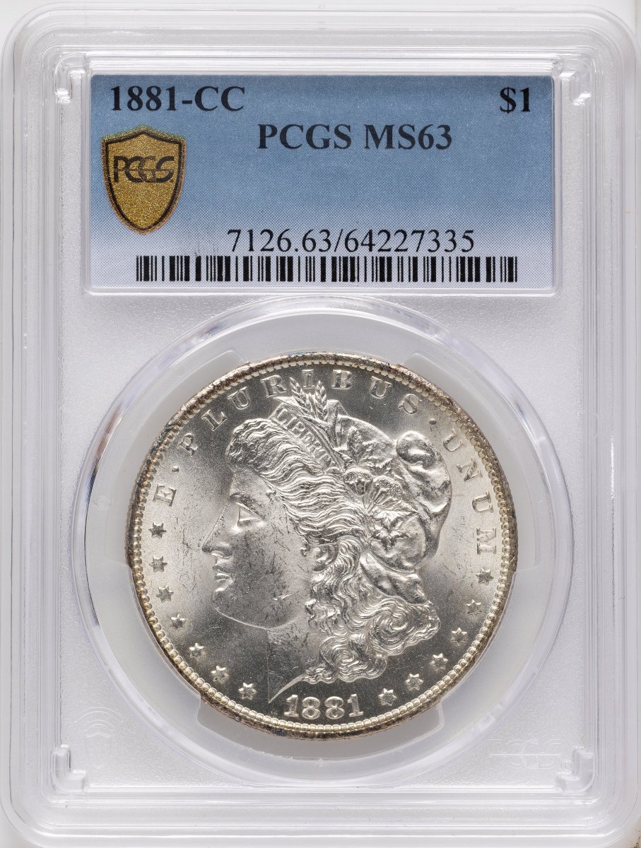 1881-CC Morgan Dollars (1881-CC S$1 PCGS Secure)