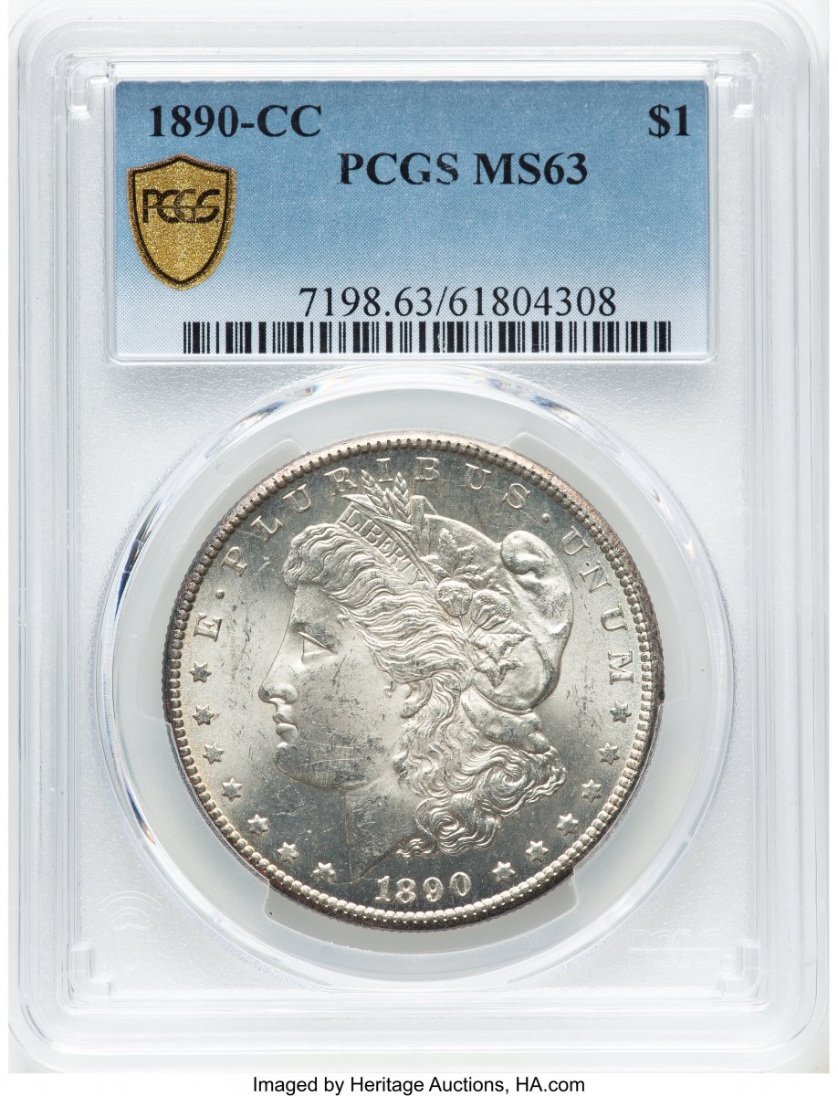 1890-CC Morgan Dollars (1890-CC S$1 PCGS Secure)