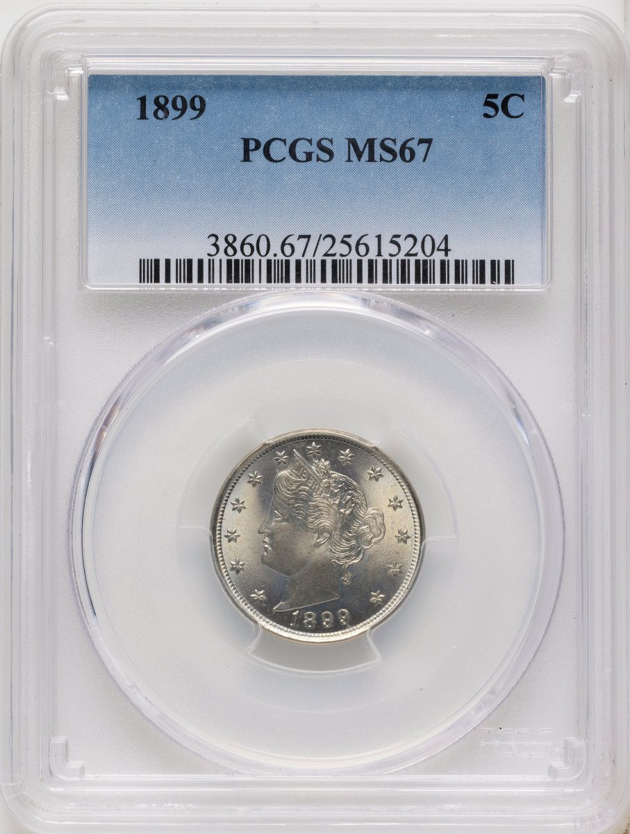1899 Liberty Nickels (1899 5C)