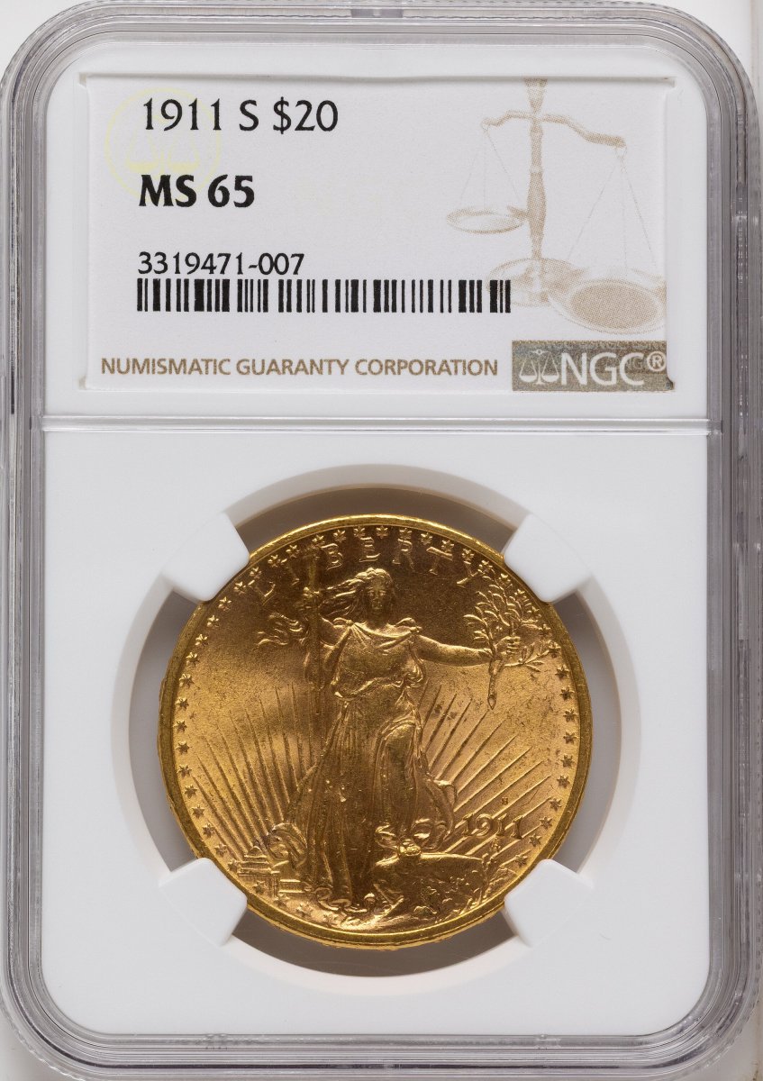 1911-S Saint-Gaudens Double Eagles (1911-S $20)