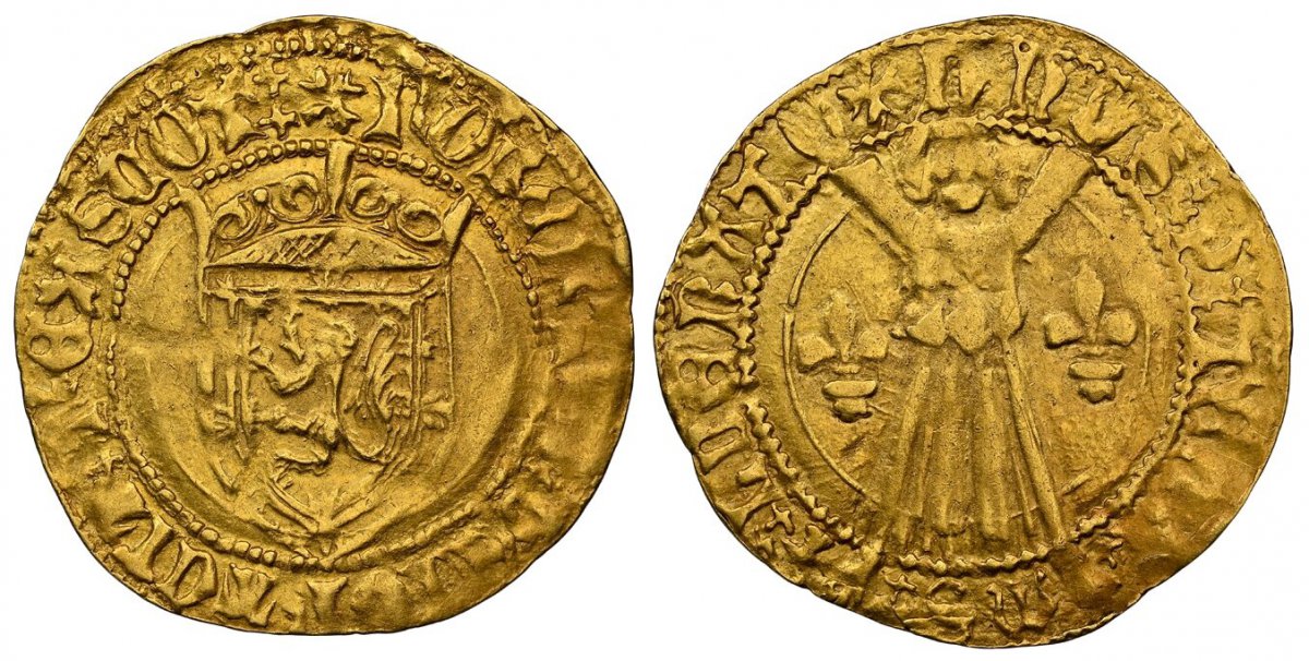 World Coins ("SCOTLAND. Robert III. (King of Scots, 1390-1406). (1403-1406) ND AV Lion. NGC AU58.  2.40gm. Crowned shield of arms / St. Andrew on long saltire cross. S-5160.

Currently the finest known at NGC as of February 2026

Please use this link to verify the NGC)